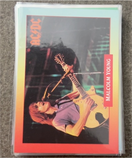 1991 Brockum RockCards #23 Malcolm Young AC/DC — front