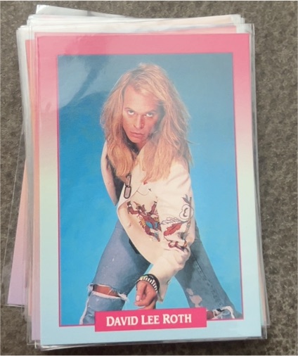 1991 Brockum Rock Cards #248 David Lee Roth — front