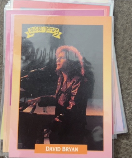 1991 Brockum RockCards #283 David Bryan Bon Jovi — front