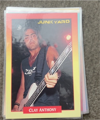 1991 Brockum Rock Cards #126 Clay Anthony — front