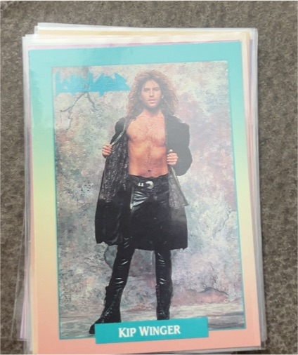 1991 Brockum Rock Cards #152 Kip Winger — front