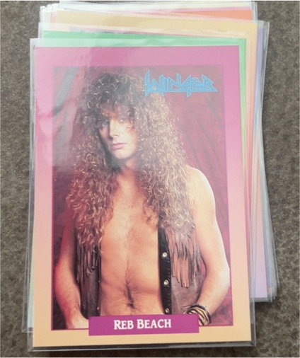 1991 Brockum Rock Cards #65 Reb Beach — front