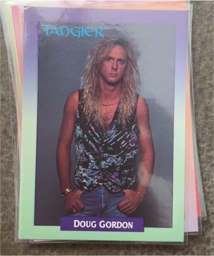 1991 Brockum Rock Cards #170 Doug Gordon — front