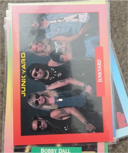 1991 Brockum Rock Cards #130 Junkyard — front