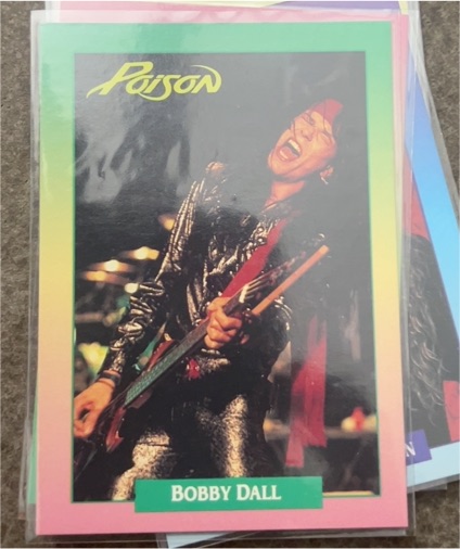 1991 Brockum RockCards #89 Bobby Dall — front