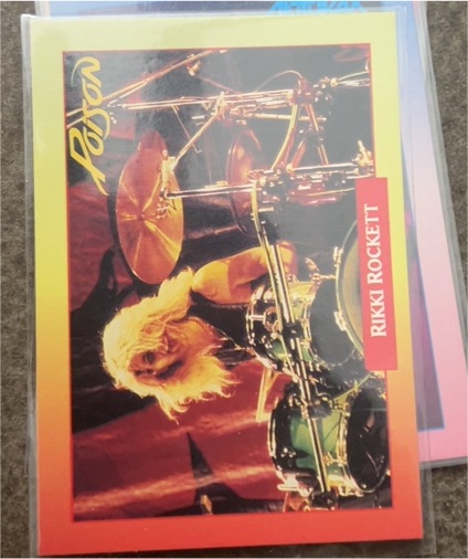 1991 Brockum RockCards #132 Rikki Rockett — front