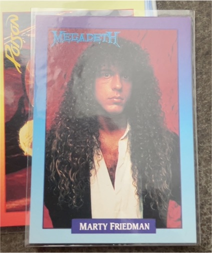 1991 Brockum Rock Cards #259 Marty Friedman — front