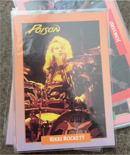 1991 Brockum Rock Cards #218 Rikki Rockett — front