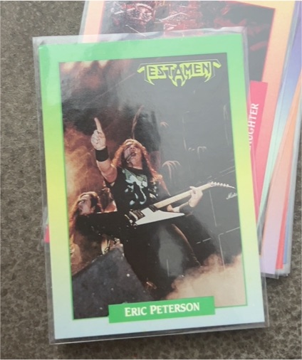 1991 Brockum RockCards #41 Eric Peterson — front