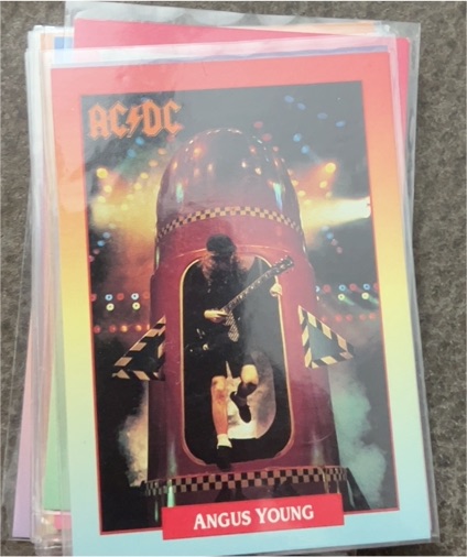 1991 Brockum RockCards #13 Angus Young — front