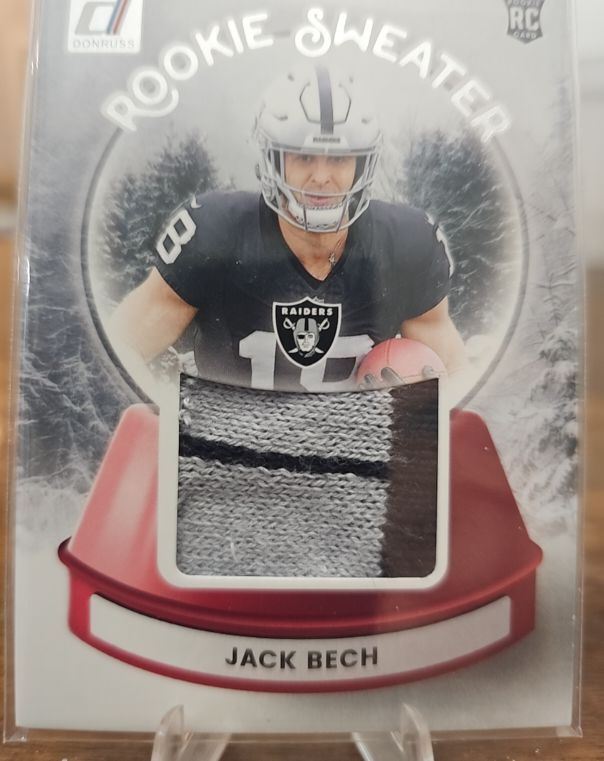 2025 Panini Donruss #SWE-JBE Jack Bech Rookie Sweater — front