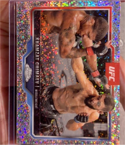 2025 Topps Chrome UFC #102 Khamzat Chimaev — front
