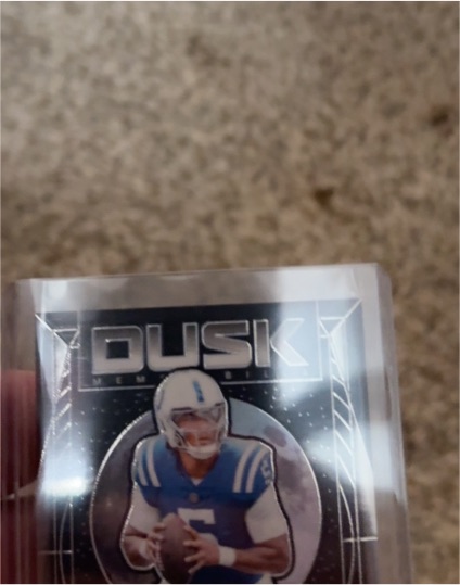 2024 Panini Obsidian - Dusk Memorabilia Anthony Richardson #DM-ARN — front