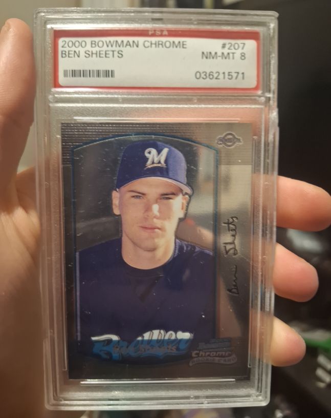 2000 Bowman Chrome #207 Ben Sheets — front
