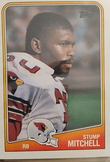 1988 Topps #250 Stump Mitchell — front