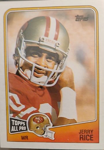 1988 Topps #43 Jerry Rice — front