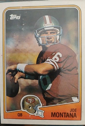 1988 Topps #38 Joe Montana — front
