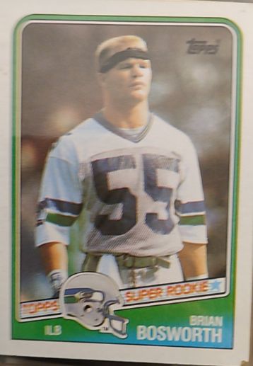 1988 Topps #144 Brian Bosworth — front
