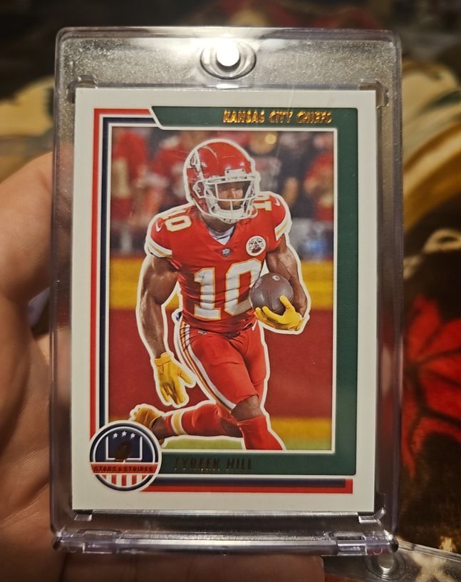 2021 Panini Chronicles Stars & Stripes #STS-THI Tyreek Hill — front