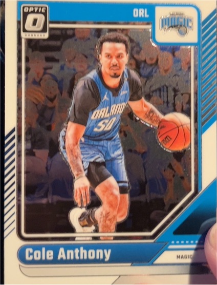 2024-25 Donruss Optic #50 Cole Anthony — front