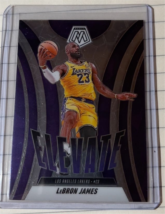 2024-25 Panini Mosaic #13 LeBron James Elevate — front