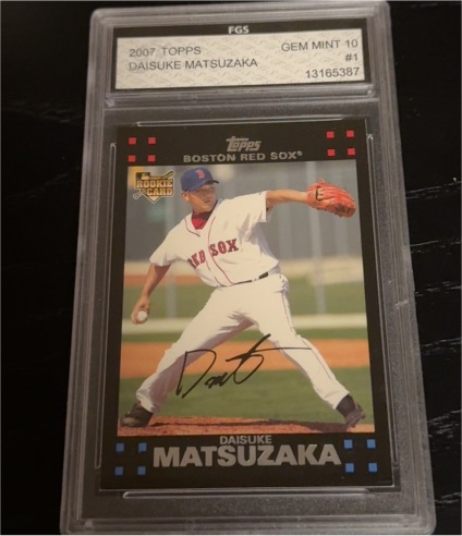 2007 Topps #BOS1 Daisuke Matsuzaka — front