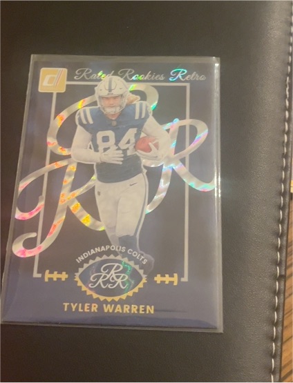 2025 Panini Donruss Rated Rookies Retro #9 Tyler Warren — front