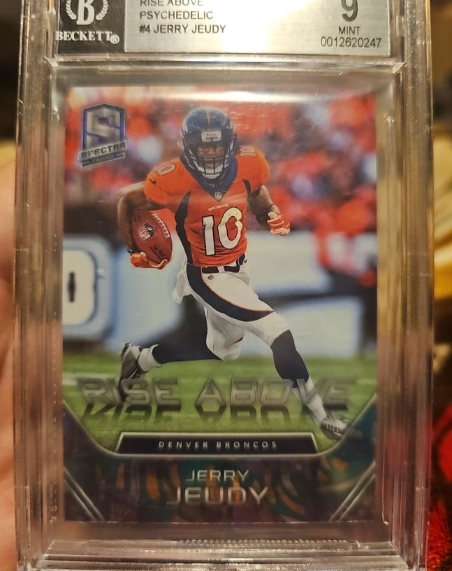 2020 Panini Spectra Rise Above #4 Jerry Jeudy — front