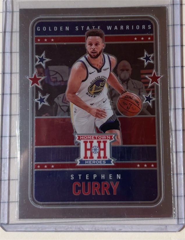 2020-21 Panini Chronicles Hometown Heroes #555 Stephen Curry — front