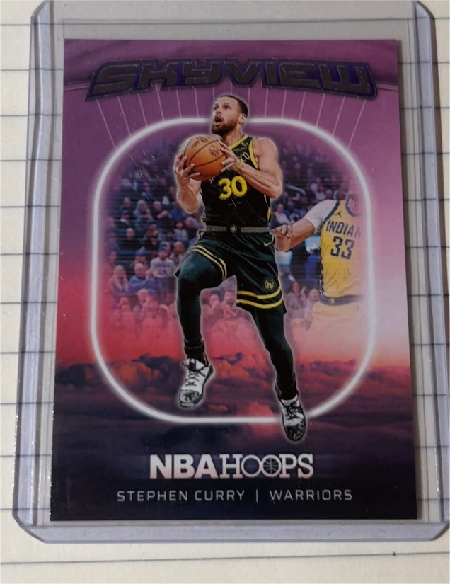 2024-25 Panini NBA Hoops #10 Stephen Curry Skyview — front