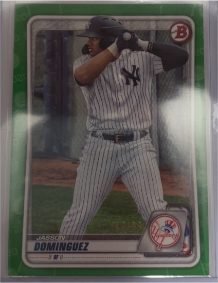 2020 Bowman Draft #BD-151 Jasson Dominguez — front