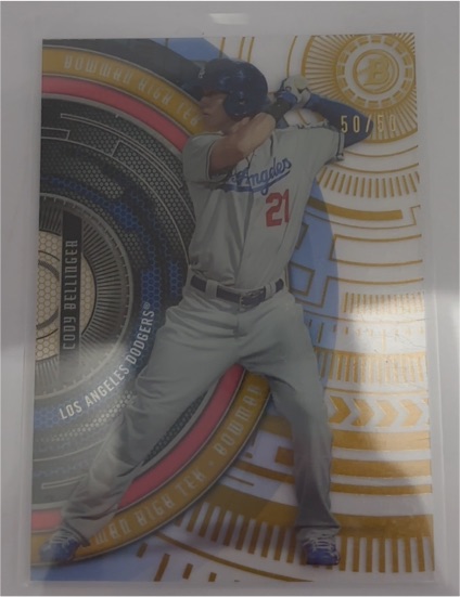 2017 Bowman High Tek #BHT-CB Cody Bellinger — front