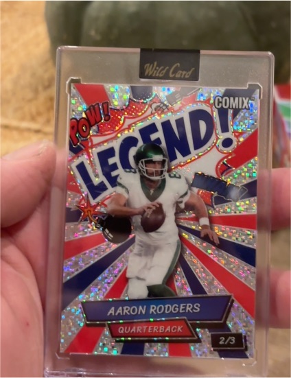 2025 Wild Card Comix Legend 2/3 Aaron Rodgers — front