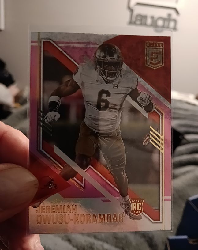 2024 Donruss Elite Jeremiah Owusu-Koramoah Rookie Card — front