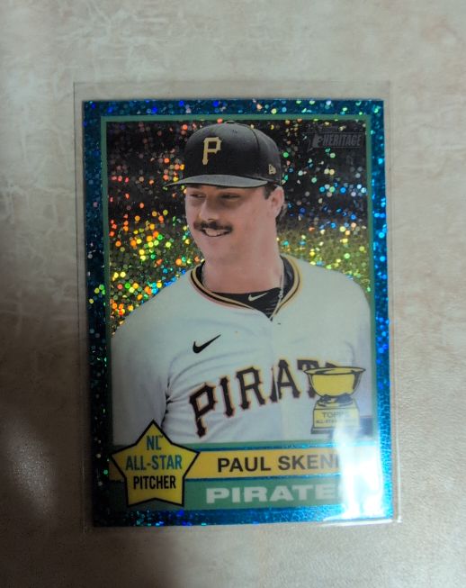 2025 Topps Heritage #60 Paul Skenes — front