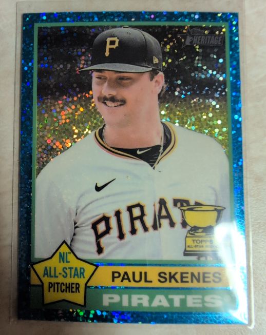 2025 Topps Heritage #60 Paul Skenes — front