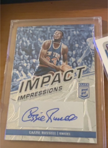 2022-23 Panini Donruss Elite Impact Impressions #II-CR Cazzie Russell — front