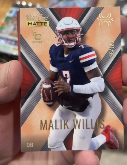 2022 Wild Card Matte X-PLODE #MXP-38 Malik Willis — front