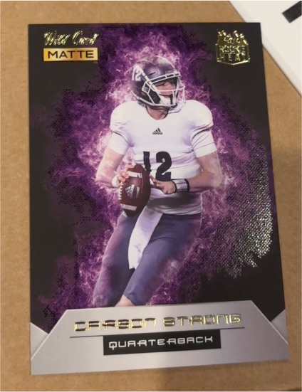 2022 Wild Card Matte #RH-6 Carson Strong — front