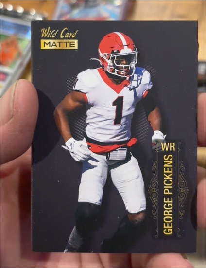 2022 Wild Card Matte #MB-47 George Pickens — front