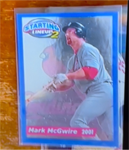 2001 Starting Lineup 2 #25 Mark McGwire — front