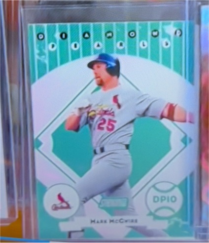 2000 Topps Stadium Club Diamond Pearls #DP10 Mark McGwire — front