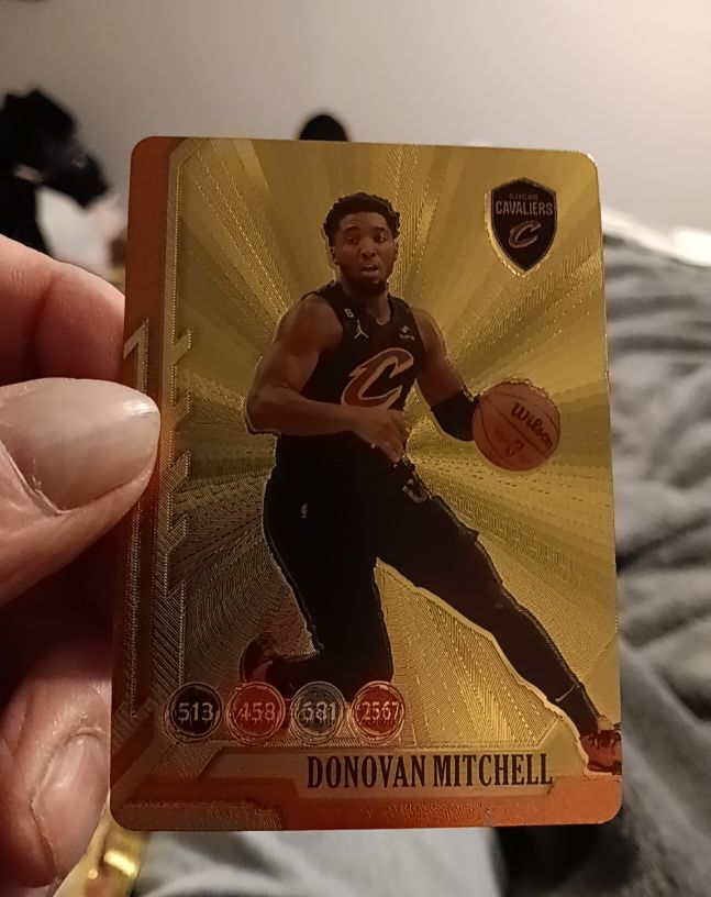 2024 Panini Prizm Gold Donovan Mitchell — front