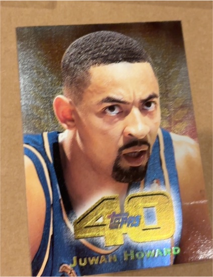 1997-98 Topps Chrome #T40-32 Juwan Howard — front