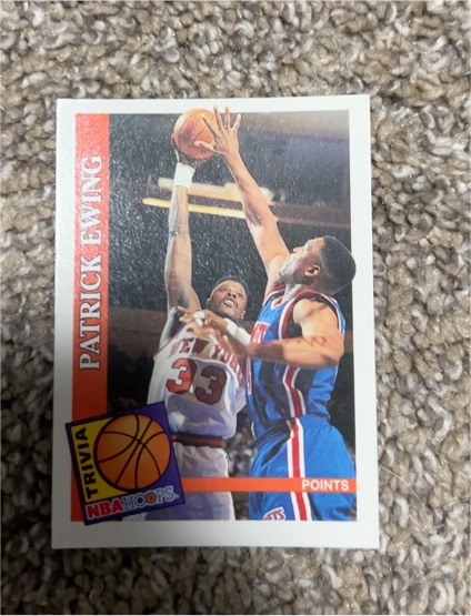 1992-93 NBA Hoops #484 Patrick Ewing — front