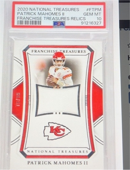 2020 Panini National Treasures #FTPM Patrick Mahomes II — front