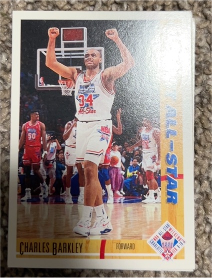 1991-92 Upper Deck #70 Charles Barkley All-Star — front