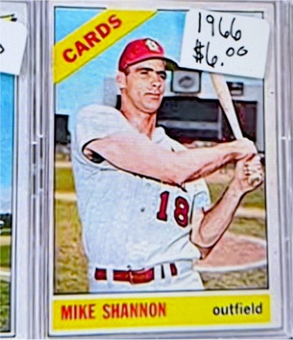1966 Topps #293 Mike Shannon — front