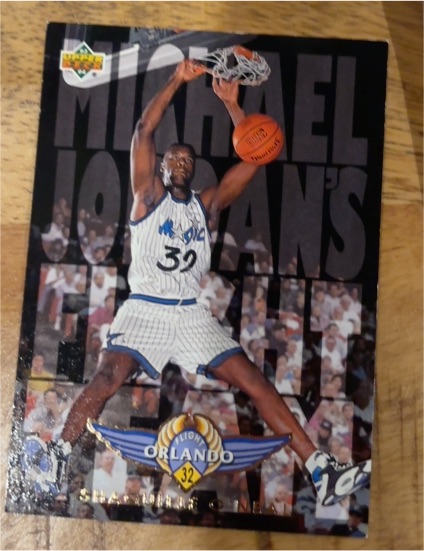 1993-94 Upper Deck Michael Jordan's Flight Team #FT16 Shaquille O'Neal — front