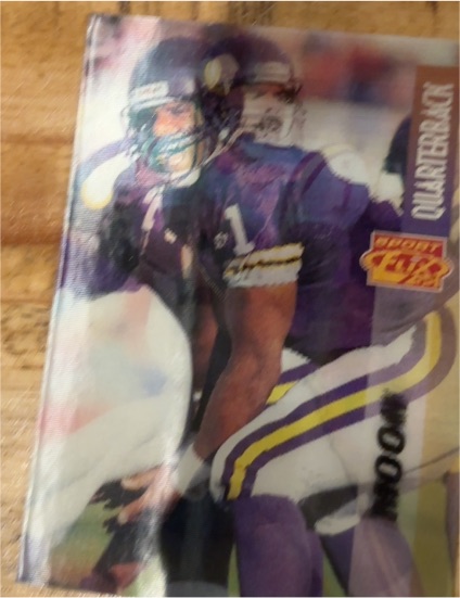 1995 Pinnacle Sportflix #30 Warren Moon — front